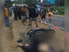 Tabrakan di Jalan Poros Pondidaha, Dua Orang Meninggal Dunia, Satu Koma