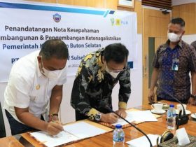 Sinergi Pembangunan dan Pengembangan Ketenagalistrikan, PLN Teken Nota Kesepahaman dengan Pemda Buton Selatan