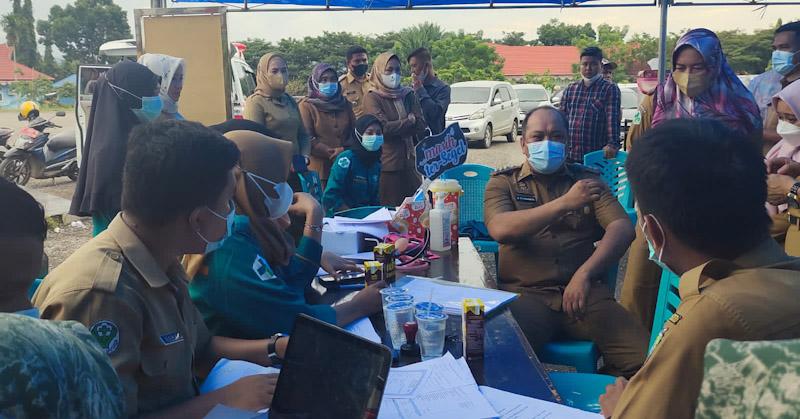 ASN Pemda Konut Antusias Ikuti Vaksinasi Booster Tahap 3