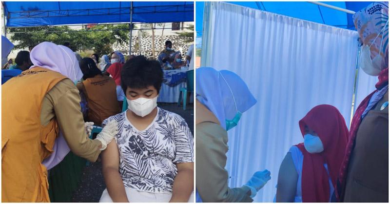 Anak Bupati dan Wakil Bupati Konut Ikut Layanan Vaksinasi Bosster