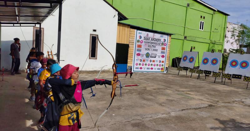 Saad Archery Gelar kejuaraan Panahan U-9 dan U-12 Seri II 2022