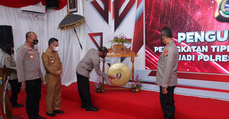 Polres Kendari Resmi Jadi Polresta, Kapolda Sultra : Terimakasih Kapolres dan Jajaran