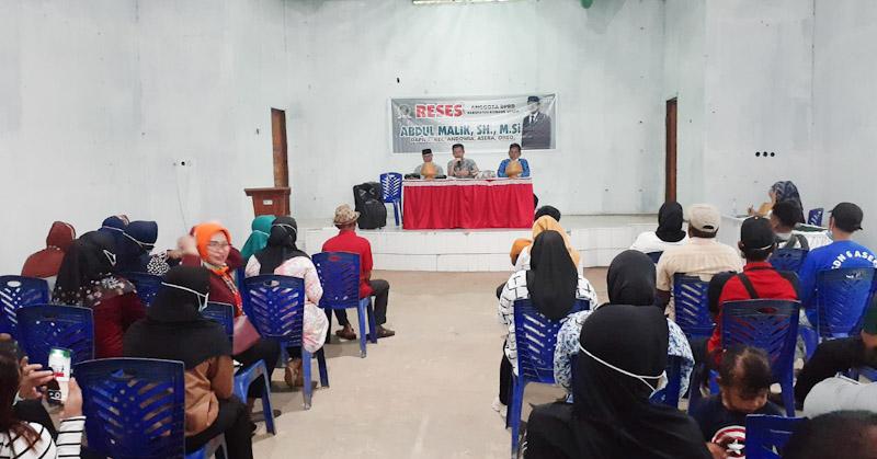 Anggota DPRD Konut Abdul Malik Gelar Reses di Kelurahan Wanggudu, Ini Usulan Masyarakat