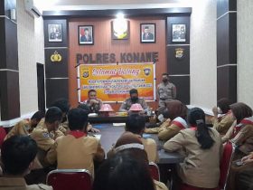 Saka Bhayangkara Jadi Pelopor Keselamatan dalam Berkendara di Konawe
