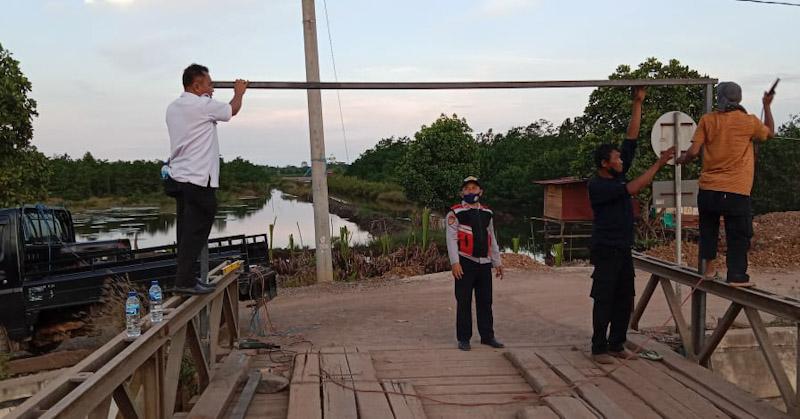 Jembatan Baylay Desa Tobimeita Dipasangin Portal, Kadisub Konut: Truk Tidak Bisa Melintas