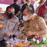 Kapolda Sultra Pantau Langsung Pelaksanaan Vaksinasi Serentak di Konut