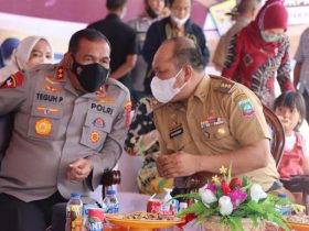 Kapolda Sultra Pantau Langsung Pelaksanaan Vaksinasi Serentak di Konut