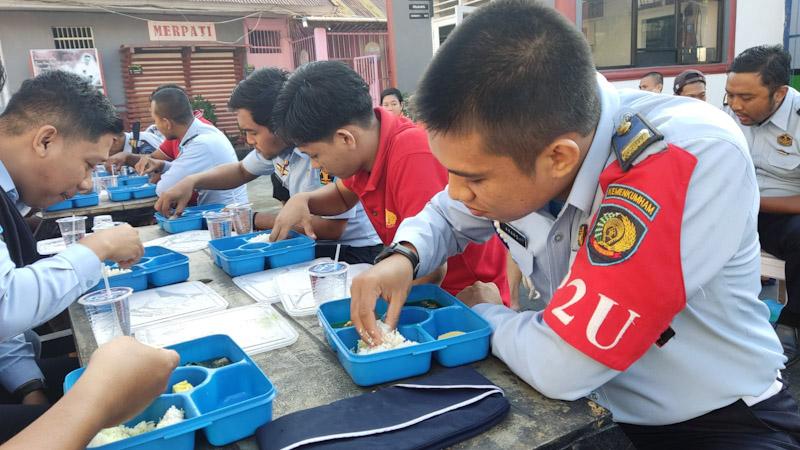 Serap Aspirasi, Kepala Rutan Unaaha Makan Bareng Warga Binaan