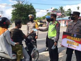 Pelanggar Prokes Dominasi Operasi Keselamatan Anoa 2022 di Konawe