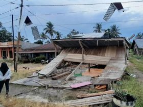 Angin Puting Beliung Terjang Ameroro Konawe, Puluhan Rumah Warga Rusak