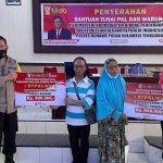 Ratusan PKL dan Nelayan di Konawe Terima Bantuan Tunai Polri