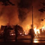 Belasan Kios Depan SPBU Tapak Kuda Ludes Terbakar