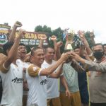 Juarai Turnamen Sepak Bola Polda Sultra, Tim Brimob Sultra Kalahkan Polresta Kendari
