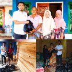 Ketua Komisi lll DPRD Konut, Abdul Malik berbagi paket THR bulan suci ramadhan