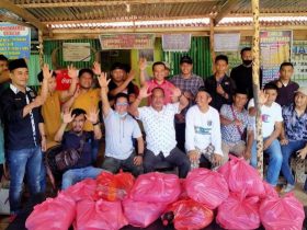 Amal Bhakti Ramadhan, Kasat Intel Polres Konut Berbagi Sembako