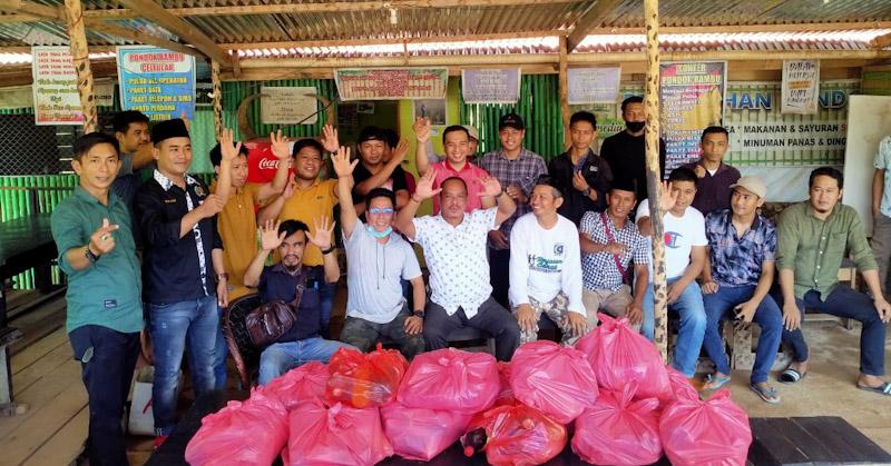 Amal Bhakti Ramadhan, Kasat Intel Polres Konut Berbagi Sembako