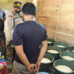 Polsek Sampara Amankan Puluhan Baskom Miras Tradisional