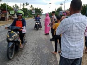 Berbagi Berkah Ramadhan, Polsek Onembute Bagikan 200 Takjil dan Masker