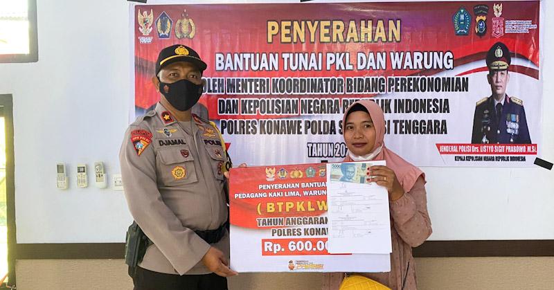 Jelang Lebaran, 3.000 Warga Konawe Akan Terima Bantuan Pangan dari Polri