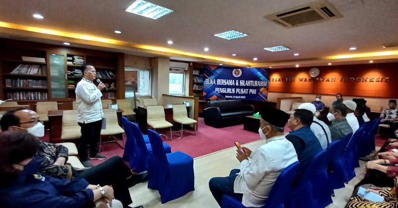 Bersama IKWI, PWI Gelar Buka Puasa Bersama Sekaligus Pembubaran Panitia HPN 2022