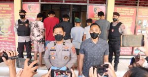 7 Pelaku Pengeroyokan di Jembatan Kuning Ditangkap Buser 77 Polresta Kendari