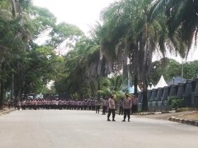 Amankan Demonstrasi 11 April di Kota Kendari, 1.250 Personel TNI Polri Diturunkan