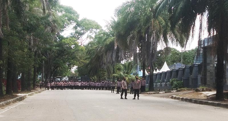 Amankan Demonstrasi 11 April di Kota Kendari, 1.250 Personel TNI Polri Diturunkan