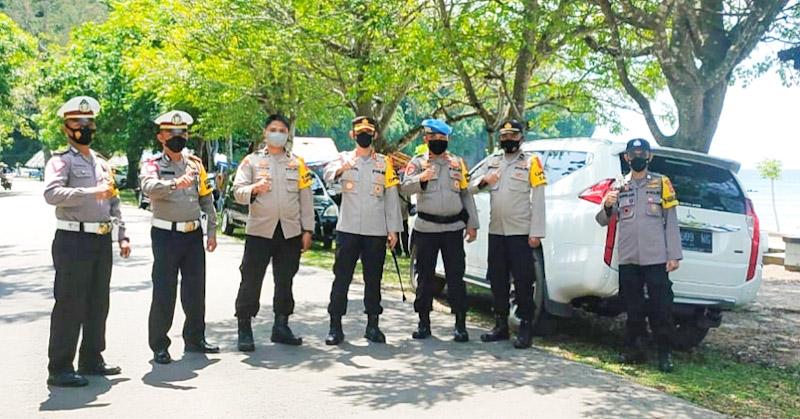 Aktif 24 Jam Dilapangan, Kapolres Konut Pimpin Langsung Pengamanan Idhul Fitri