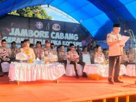 441 Penggalang Putra dan Putri Pramuka Ikuti Jambore Cabang Konawe 2022