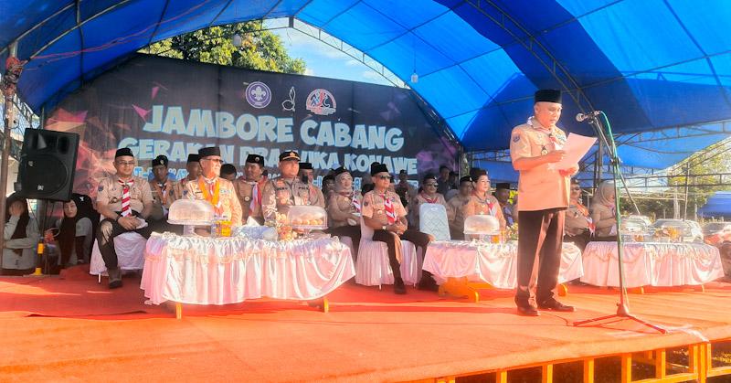 441 Penggalang Putra dan Putri Pramuka Ikuti Jambore Cabang Konawe 2022