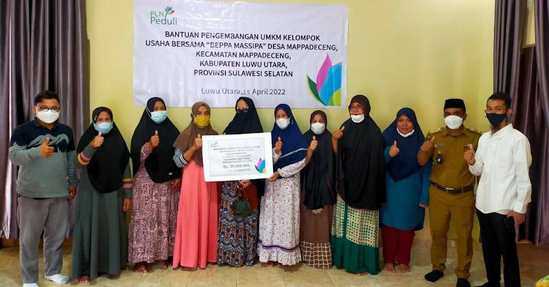 Dorong Perekonomian Warga, PLN Bantu UMKM di Luwu Utara