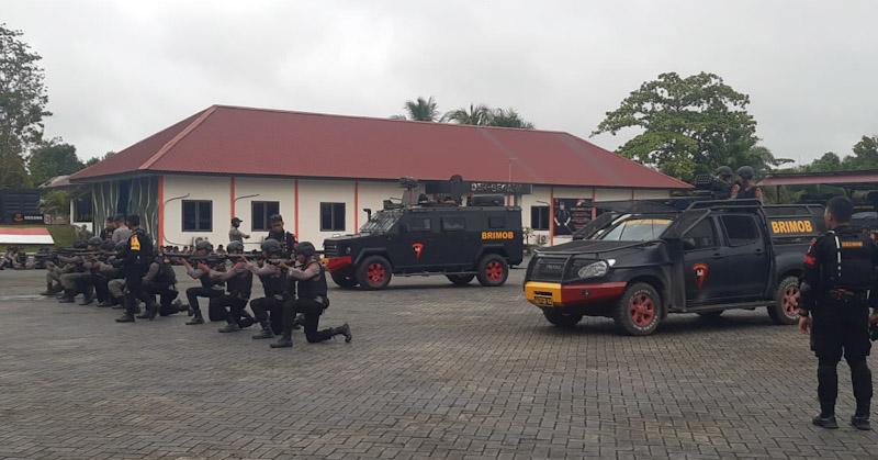 Cegah Aksi Kejahatan Lanjutan, 210 Personel Satuan Elit Brimob Polri Tiba di Kendari