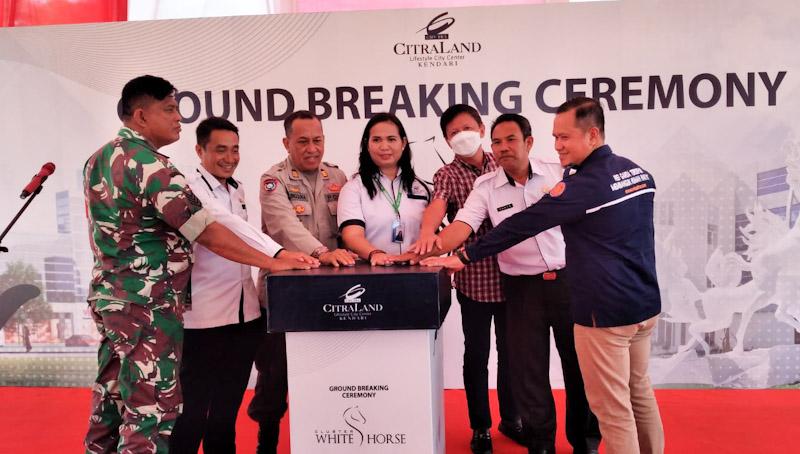Acara Ground Breaking Ceremony Citra Land Kendari di Life Center Kendari