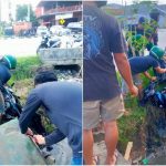 Pelajar Terobos Lampu Merah di Kendari, Satu Pengendara Jatuh di Selokan