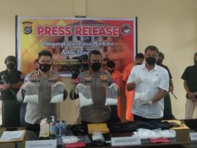 Polda Sultra Gagalkan Peredaran Narkoba Seberat 2,5 Kg, Tiga Pengedar Asal Medan Dibekuk