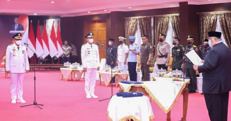 Gubernur Sultra Akhirnya Lantik Pj Bupati Mubar dan Busel