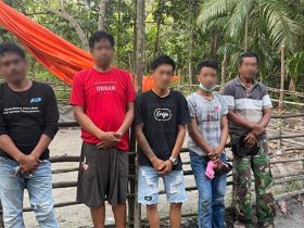 5 Warga Konawe Dibekuk Polres Konawe Saat Asik Judi Sabung Ayam