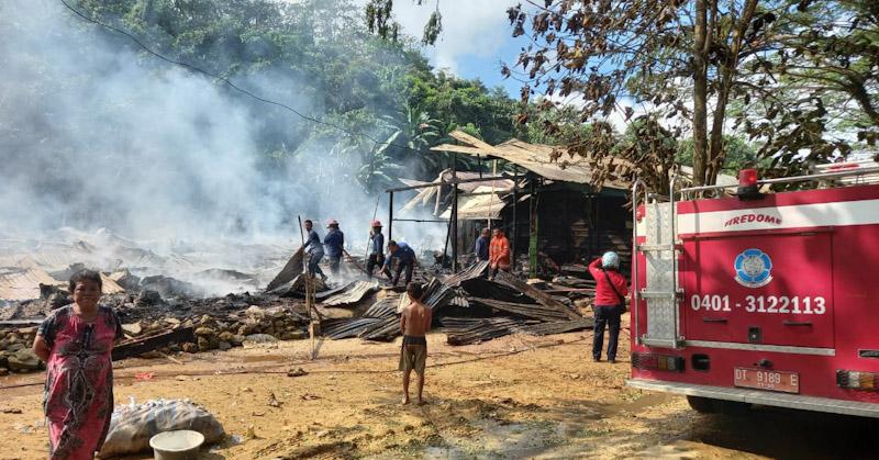 26 Rumah di TPA Puuwatu Ludes Terbakar, Sumber Api Diduga dari Rumah Tak Berpenghuni