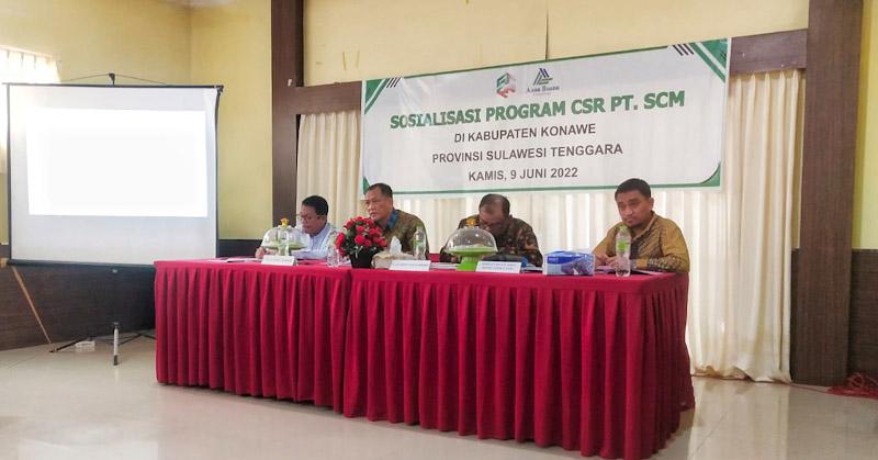 Program CSR PT SCM Berkomitmen Jadikan Kecamatan Routa Maju Dan Berkembang