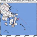 Gempa Tektonik 2,6 SR Guncang Butur, BMKG : Gempa Tidak Berpotensi Tsunami