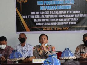 Puslitbang Polri Gelar Penelitian Dan Studi Perumahan di Polres Konawe