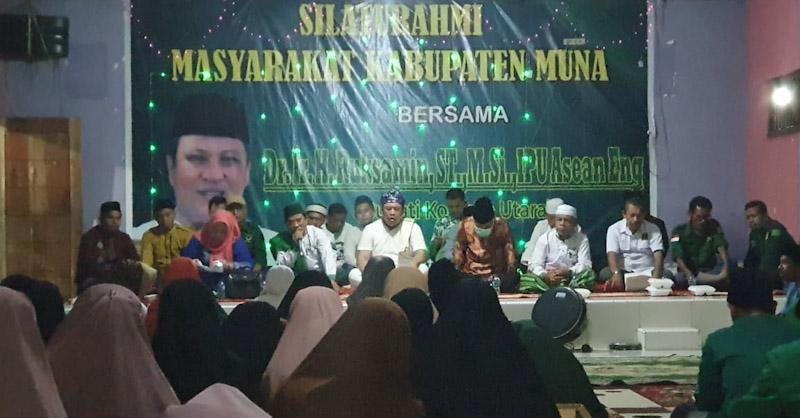 Hadiri Undangan Istighosah di Raha, Ruksamin Bantu Ponpres Nahnadul Ummah Untuk Pendidikan Agama