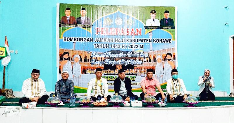 Lepas 72 JCH, Ketua DPRD Konawe Ingatkan Fokus Ibadah