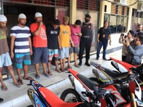 Polresta Kendari Bekuk Komplotan Pencurian Motor Trail