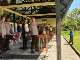 Kabag Ops Terbaik Dalam Latihan Tembak Personel Polres Konawe