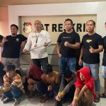 7 Pelaku Pengeroyokan di Tugu Adi Bahasa Diringkus Buser 77 Polresta Kendari