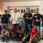 7 Pelaku Pengeroyokan di Tugu Adi Bahasa Diringkus Buser 77 Polresta Kendari