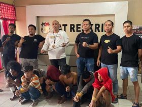 7 Pelaku Pengeroyokan di Tugu Adi Bahasa Diringkus Buser 77 Polresta Kendari