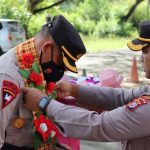 Tiba di Mapolres Konawe, AKBP Ahmad Setiadi Disambut Tarian Mondotambe