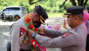 Tiba di Mapolres Konawe, AKBP Ahmad Setiadi Disambut Tarian Mondotambe